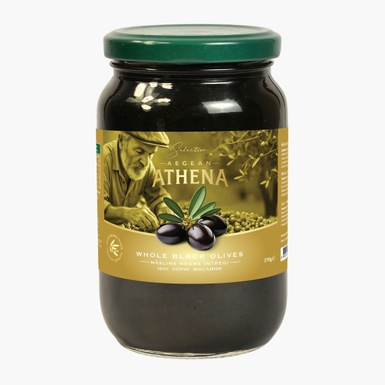 Măsline negre întregi 370g
