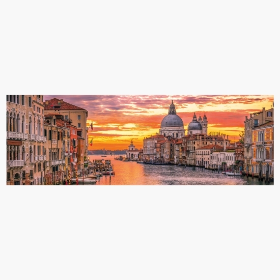 Puzzle panoramă HQ The Grand Canal-Venice 1000 piese 10+ ani