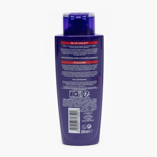 Șampon pentru păr blond, gri sau cu șuvițe, Color Vive,  200ml 