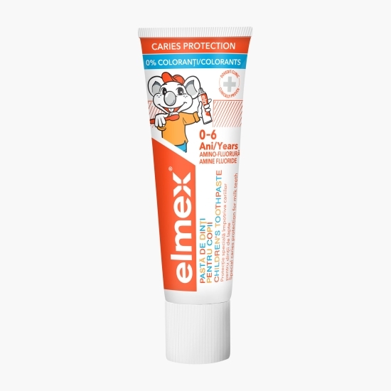 Pastă de dinți pentru copii cu fluor, vârstă 0-6 ani, 50ml