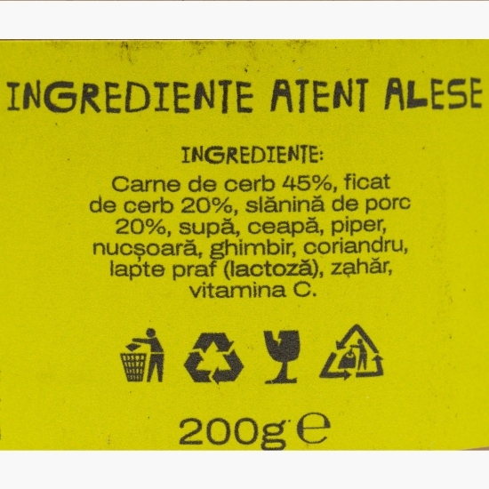 Pate de cerb 200g