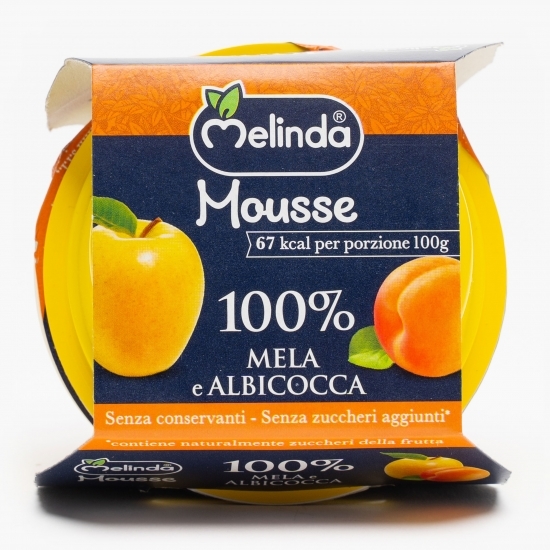 Mousse de mere și caise 200g (2x100g)