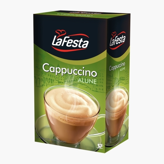 Băutură instant cappuccino aromă alune, plicuri 10x12.5g