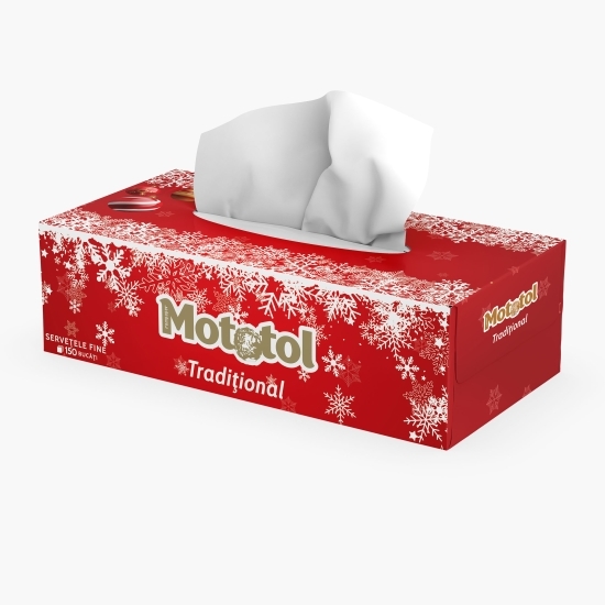 Șervețele la cutie, 2 straturi, 150 buc