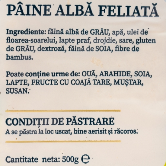 Toast Pâinea Copiilor 500g