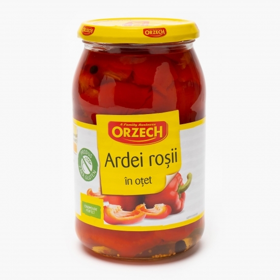 Ardei roșii în oțet 840g