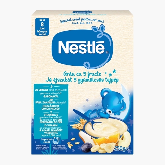 Cereale Somn ușor grâu și 5 fructe, +8 luni, 250g