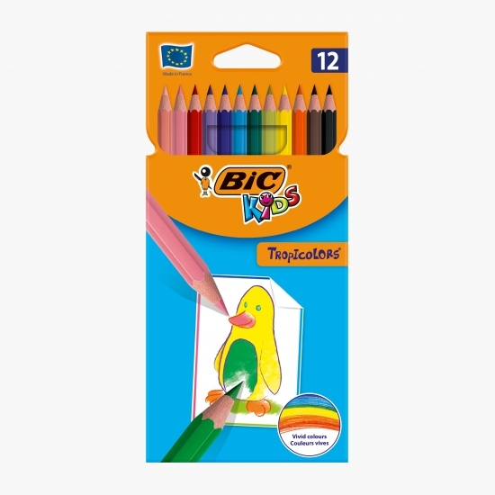 Creioane colorate Tropicolors 12 buc
