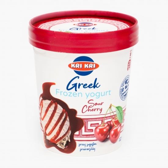 Înghețată cu aromă de iaurt cu specific grecesc și vișine 320g