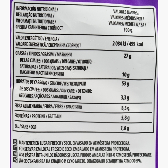 Snacks din porumb cu aromă de brânză și ardei iute Volcano, 90g