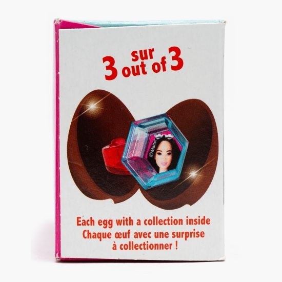 Ouă de ciocolată cu surpriză Barbie 3x20g