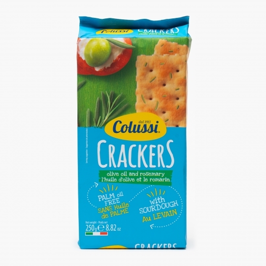 Crackers cu ulei de măsline 250g 