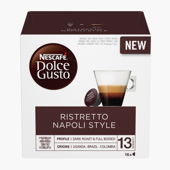 Capsule cafea Ristretto Napoli Style 16 băuturi 128g