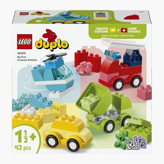 Vehicule creative, 10474 Duplo, 42 piese, +1 an jumate