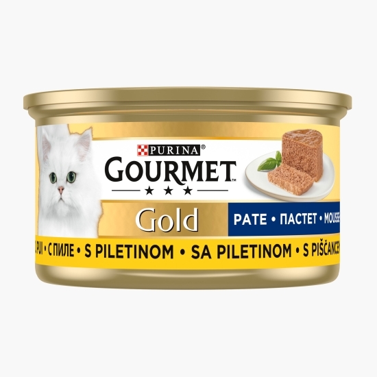 Hrană umedă pentru pisici, mousse, 85g, cu pui