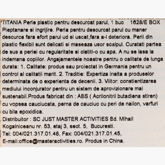 Perie de păr pentru descurcare și păr ud