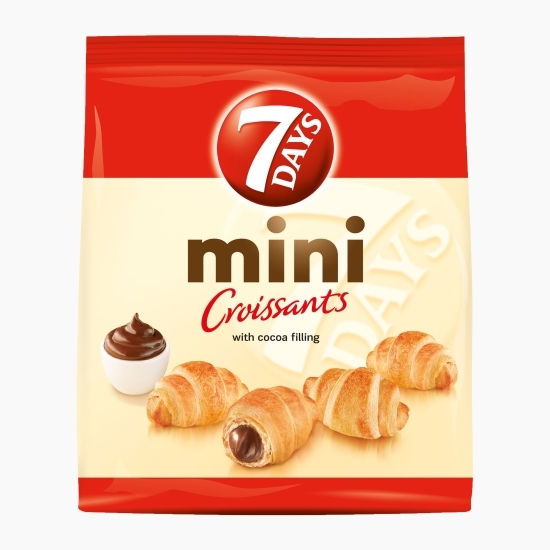 Mini Croissants cu cremă de cacao 300g