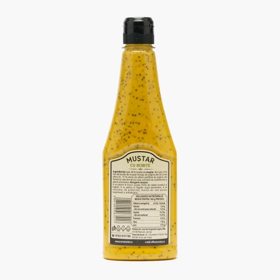 Muștar cu miere și bobițe 480g