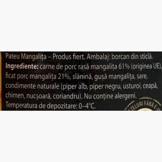 Pate de porc Mangalița 175g