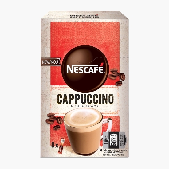 Mix de cafea instant Cappuccino plicuri 8x 15g