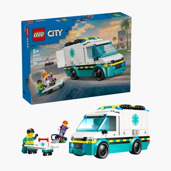 Ambulanța de urgențe, 60451 City, 184 piese, +5 ani