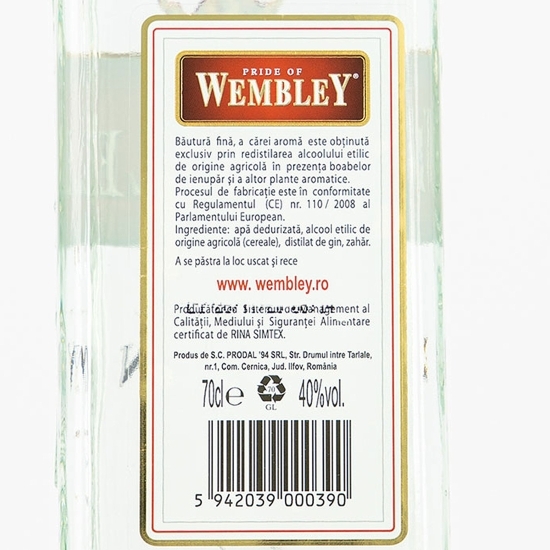 Gin London Dry 40% alc. 0.7l