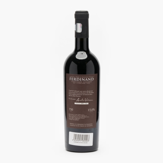 Vin roșu sec Ferdinand Fetească Neagră, 15%, 0.75l