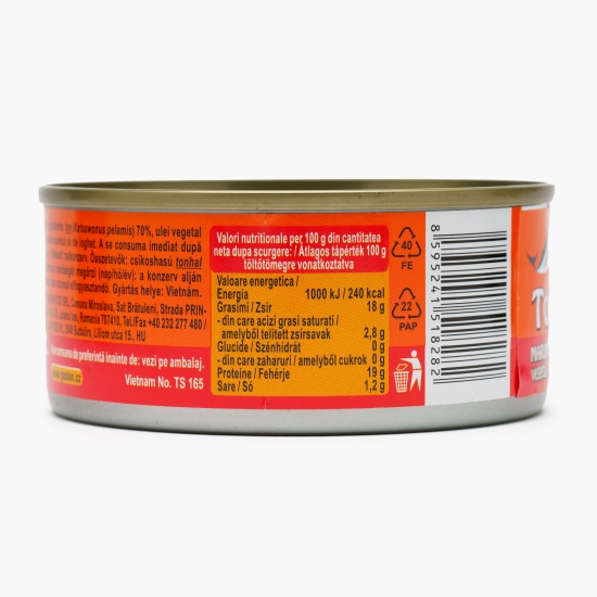 Ton mărunțit în ulei 160g