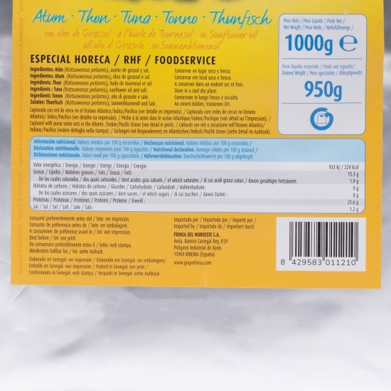 Ton în ulei de floarea-soarelui 1kg