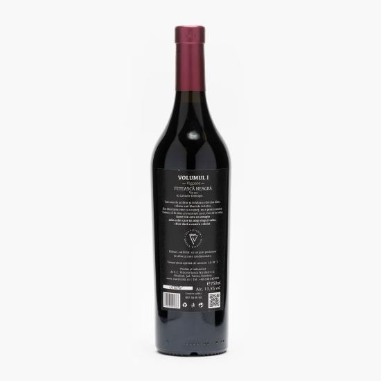 Vin roșu sec Fetească Neagră Vol I, 13.5%, 0.75l
