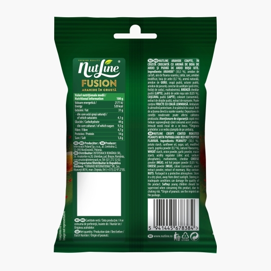 Arahide în crustă cu paprica & ardei roșu iute Fusion 60g