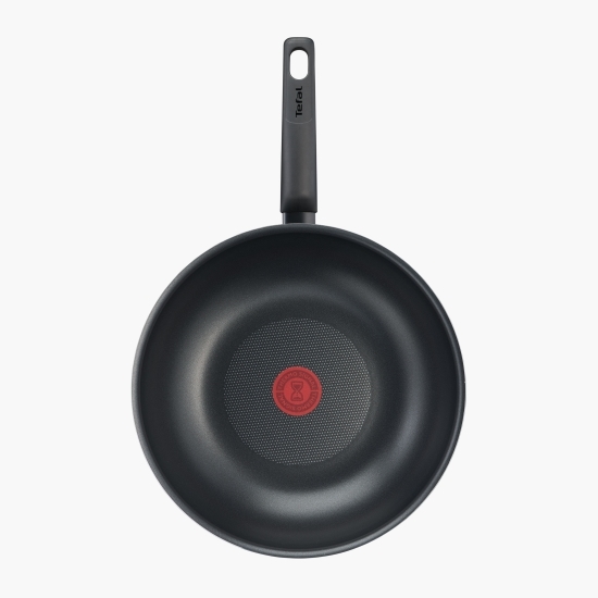 Tigaie Wok Simple Cook, 28cm, Thermo-Signal, înveliș antiaderent din titan