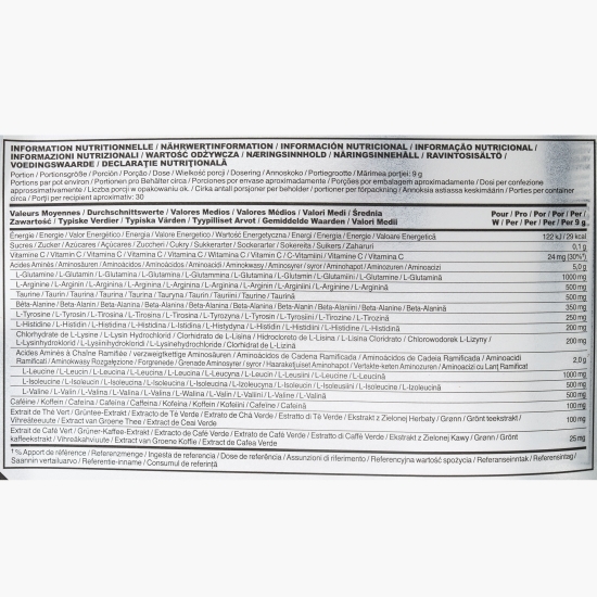 Aminoacizi Pre Workout Amino Energy, aromă de portocale, 270g