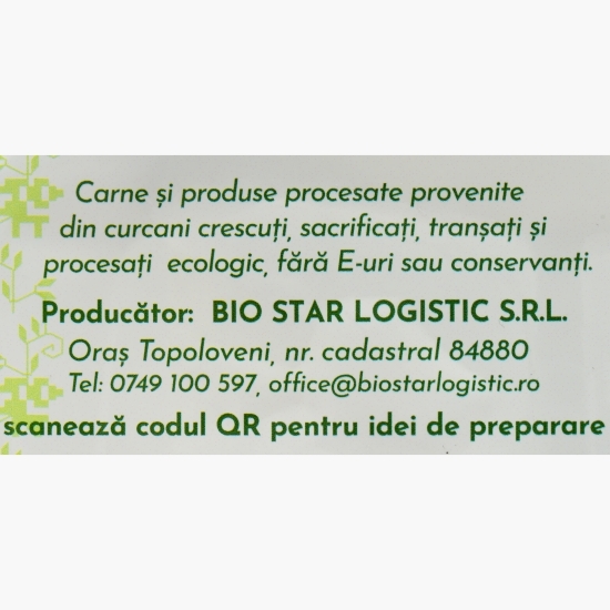 Cârnați eco din carne de curcan 150g