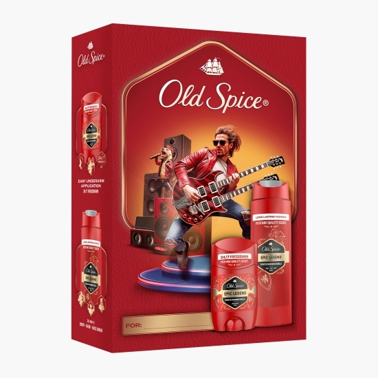 Set Cadou Knight (deodorant stick Epic Legend 50ml + gel de duș Epic Legend 250ml)