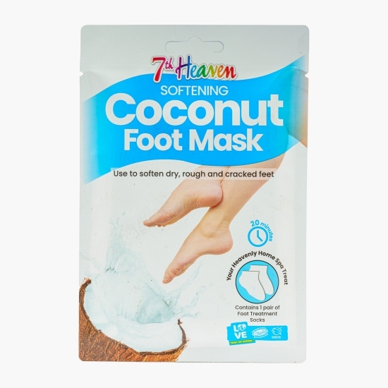 Mască pentru picioare cu nucă de cocos