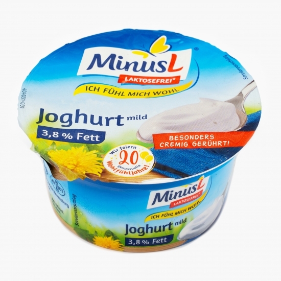 Iaurt fără lactoză 3,8% grăsime 150g
