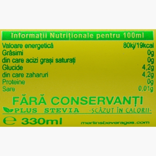 Limonadă carbogazoasă cu lămâie 330ml
