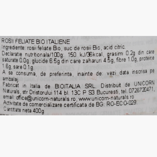 Roșii italiene cuburi eco 400g