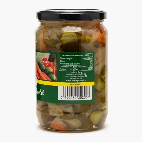 Murături picante în oțet 650g