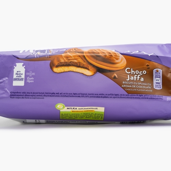 Biscuiți cu mousse aromă ciocolată Choco Jaffa 128g