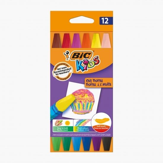 Set creioane Oil pastel 12 buc 