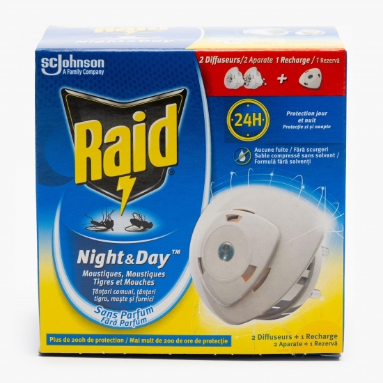 Aparat electric împotriva muștelor, țânțarilor și furnicilor 10zile/ 30 de nopți
