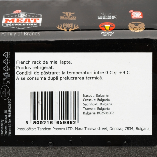 French rack de miel lapte 400g