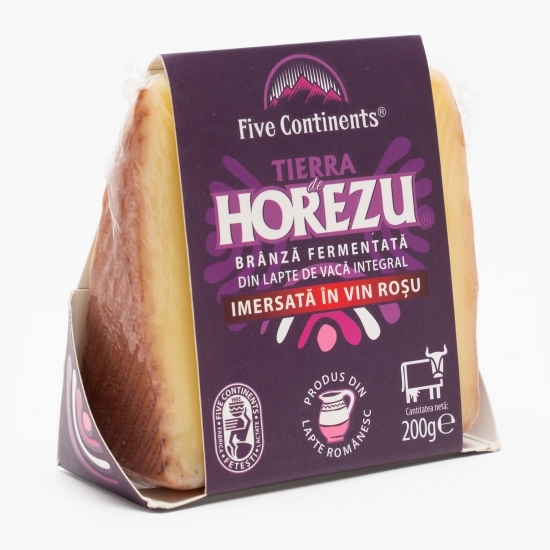 Brânză fermentată de vacă, imersată în vin roșu Tierra de Horezu 200g