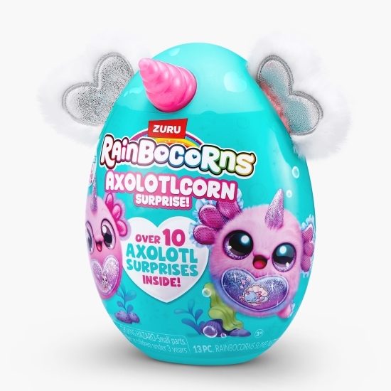 Jucărie de pluș Rainbocorn - Axolotl (surpriză)