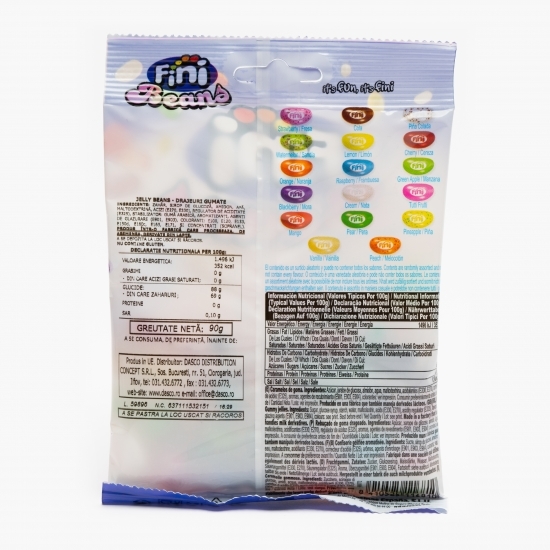 Drajeuri gumate Jelly Beans fără gluten 90g