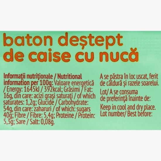 Baton vegan de caise cu nucă 30g