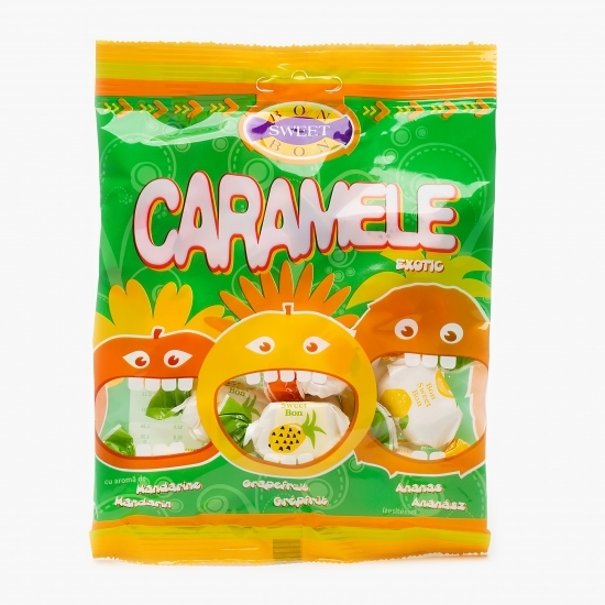 Caramele moi cu aromă de ananas mandarine și grepfrut 80g