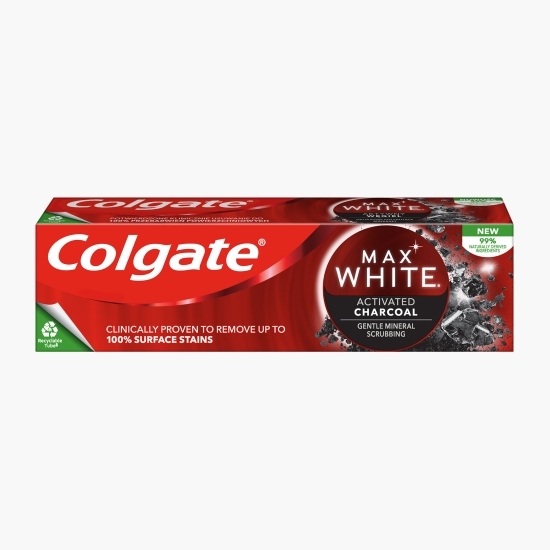 Pastă de dinți pentru albire Max White Charcoal 75ml